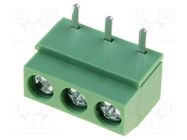 PCB terminal block; straight; 5mm; ways: 3; on PCBs; 0.5÷2.5mm2 DEGSON ELECTRONICS