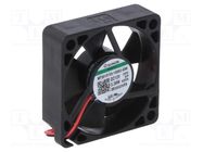 Fan: DC; axial; 12VDC; 35x35x10mm; 6.12m3/h; 12dBA; Vapo; 5000rpm SUNON