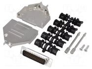 Connector: D-Sub HD; PIN: 44; plug; male; soldering; for cable; DTZK ENCITECH