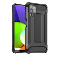 Hybrid Armor Case Tough Rugged Cover for Samsung Galaxy A22 4G black, Hurtel