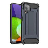 Hybrid Armor Case Tough Rugged Cover for Samsung Galaxy A22 4G blue, Hurtel