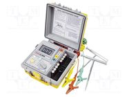 Meter: grounding resistance; 0÷20Ω,200Ω,2kΩ SEFRAM