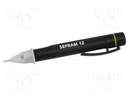 Tester: non-contact voltage detector; VAC: 100V,1kV; 45÷65Hz SEFRAM