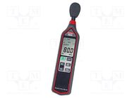 Meter: sound level; LCD; 4-digit; Sound level: 30÷130dB; 185g SEFRAM