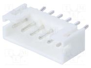 Connector: wire-board; socket; male; PIN: 6; Pitch: 2mm; THT; 100V; 2A CONNFLY