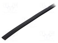 Gasket; EPDM; black; L: 10m; W: 6.5mm; H: 15.1mm; Panel thick: 1÷2mm RST ROZTOCZE