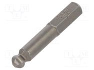 Kit: screwdriver bits; hex key,spherical; hardened; 25mm; 3pcs. WIHA