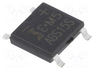 Bridge rectifier: single-phase; Urmax: 1.2kV; If: 1.6A; Ifsm: 50A DIOTEC SEMICONDUCTOR