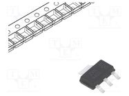 Transistor: N-MOSFET; unipolar; 240V; 0.5A; Idm: 1.5A; 2.5W; SOT223 