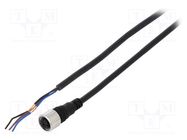 Connection lead; M12; PIN: 3; straight; 2m; plug; CI; Insulation: PVC AUTONICS