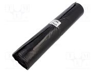 Trash bags; polyetylene LD; black; 120l; 25pcs. PLAST