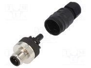 Connector: M12; plug; PIN: 5; male; A code-DeviceNet / CANopen LUTRONIC