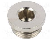 Protection cap; max.50bar; nickel plated brass; Thread: G 1/2" PNEUMAT