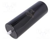 Capacitor: electrolytic; 10000uF; 350VDC; -10÷30%; M5; 2000h Elite