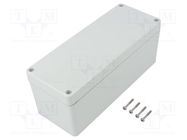 Enclosure: multipurpose; X: 75mm; Y: 190mm; Z: 75mm; ZP; light grey KRADEX