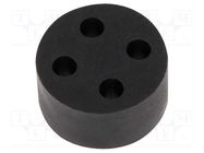 Insert for gland; 3mm; M20; IP68; NBR caoutchouc; Holes no: 4 HELUKABEL