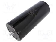 Capacitor: electrolytic; 15000uF; 400VDC; -10÷30%; M5; 2000h Elite