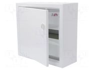 Enclosure: for modular components; IP30; light grey; steel; IK08 ETI POLAM