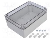 Enclosure: multipurpose; X: 125mm; Y: 175mm; Z: 75mm; MPC; light grey WEIDMÜLLER