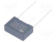 Capacitor: polypropylene; Y2; R41; 22nF; 18x6x12mm; THT; ±10%; 15mm KEMET