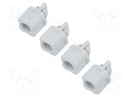 Stopper; plastic; 4pcs. SPELSBERG