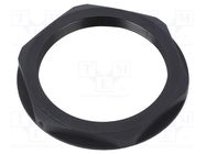 Nut; M63; polyamide; UL94V-2; 75mm; black; -20÷100°C; Thread: metric LAPP