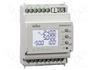 Meter: network parameters; for DIN rail mounting; LCD; Imax: 6A SELEC