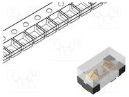 LED; SMD; 0402; orange; 25÷40mcd; 1x0.5x0.45mm; 120°; 1.5÷2.4V; 20mA LUCKYLIGHT