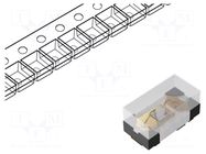 LED; red; SMD; 0402; 15÷35mcd; 1.6÷2.4VDC; 1x0.5x0.45mm; 120°; 20mA LUCKYLIGHT
