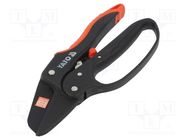 Ratchet pruner; 200mm; Ø19mm max; Blade plating: PTFE YATO