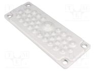 Multigate grommet; light grey; Holes no: 35; -40÷100°C; IP65 TRELLEBORG