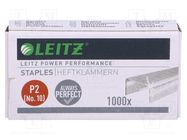 Staples; Size: 10/5; steel; 1000pcs. LEITZ