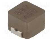 Inductor: ferrite; 4.7uH; Ioper: 6.7A; 32mΩ; ±20%; Isat: 6.5A KEMET