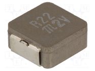 Inductor: ferrite; 220nH; Ioper: 35.4A; 1.5mΩ; ±20%; Isat: 53A KEMET