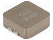 Inductor: ferrite; 6.8uH; Ioper: 11.6A; 15.5mΩ; ±20%; Isat: 14A KEMET