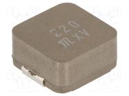 Inductor: ferrite; 22uH; Ioper: 8.2A; 35.1mΩ; ±20%; Isat: 9.5A KEMET