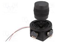 Joystick; 0÷5kΩ±5%,3- axes; Stabl.pos: 1; 5kΩ; -10÷80°C; ±5% 