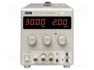 Power supply: programmable laboratory; Ch: 1; 0÷30VDC; 0÷2A; 100mV AIM-TTI