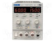 Power supply: programmable laboratory; Ch: 1; 0÷60VDC; 0÷1.5A; 1mV AIM-TTI