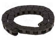 Cable chain; B15i; Bend.rad: 38mm; L: 1006mm; Int.height: 17mm 