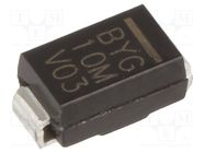 Diode: rectifying; SMD; 1kV; 1.5A; 4us; DO214AC,SMA; Ufmax: 1.15V 