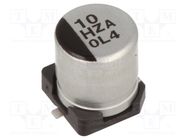 Capacitor: hybrid; 10uF; 50VDC; ESR: 120mΩ; ZA; SMD; ±20%; -55÷105°C PANASONIC