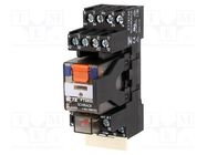 Relay: interface; 4PDT; Ucoil: 24VDC; 6A; 6A/250VAC; 6A/30VDC; PT 