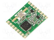 Module: RF; FM transceiver; FSK; 868MHz; SPI; 1.8÷3.6VDC; 20dBm; SMD HOPE MICROELECTRONICS