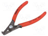 Pliers; for circlip; external; 3÷10mm; Pliers len: 140mm; angular KNIPEX