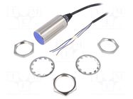 Sensor: inductive; OUT: PNP / NC; 0÷15mm; 10÷30VDC; M30; 2m; IP67 AUTONICS