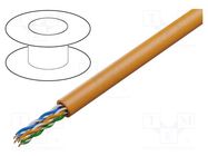 Wire; ETHERLINE® LAN 350,U/UTP; 4x2x24AWG; 6; wire; Cu; LSZH; 6mm LAPP