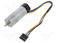 Motor: DC; with encoder,with gearbox; LP; 12VDC; 1.1A; 55rpm POLOLU