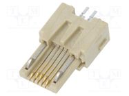 Connector: USB A micro; plug; ZX; for cable; soldering; PIN: 5 HIROSE