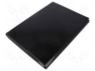 Folder; A4; black; Velcro fastening OFFICE PRODUCTS